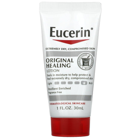 Eucerin, Original Healing Lotion, Fragrance Free, 1 fl oz (30 ml) - Supply Center USA