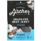 Country Archer Jerky, Grass-Fed Beef Jerky, Original, 2.5 oz (71 g) - Supply Center USA