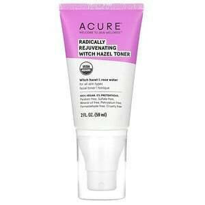 Acure, Radically Rejuvenating, Witch Hazel Toner, 2 fl oz (59 ml) - HealthCentralUSA