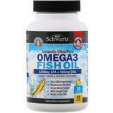 BioSchwartz, Omega 3 Fish Oil, Lemon Flavor, 90 Softgels - Supply Center USA