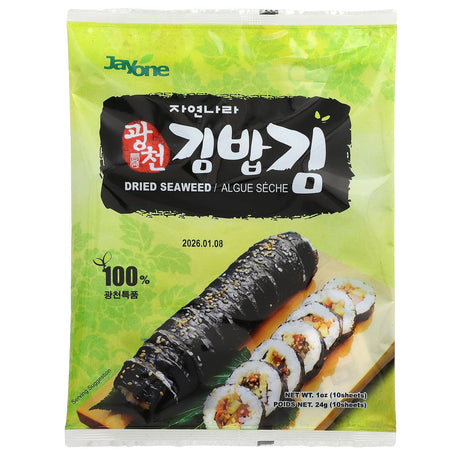 Jayone, Dried Seaweed, 10 Sheets - Supply Center USA