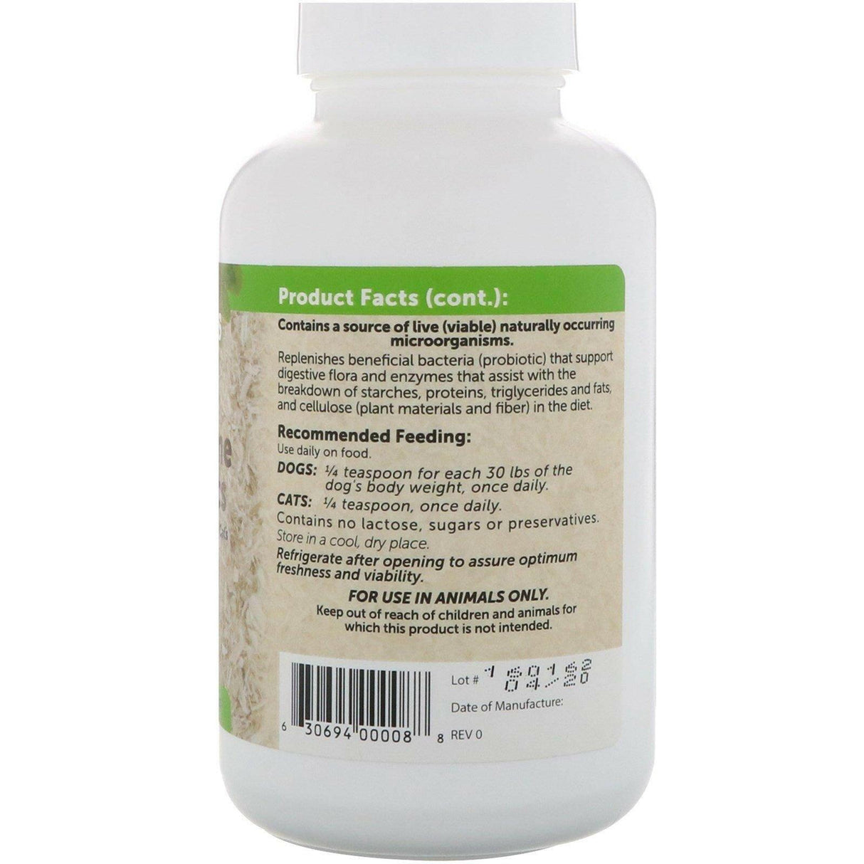 Animal Essentials, Plant Enzyme & Probiotics, For Dogs + Cats, 10.6 oz (300 g) - Supply Center USA