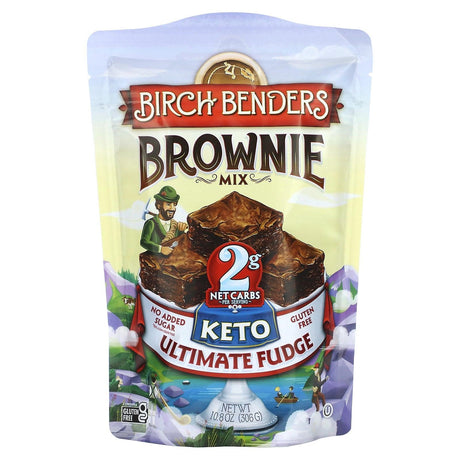 Birch Benders, Brownie Mix, Keto, Ultimate Fudge, 10.8 oz (306 g) - Supply Center USA