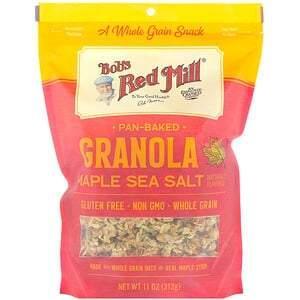 Bob's Red Mill, Pan-Baked Granola, Maple Sea Salt, 11 oz (312 g) - Supply Center USA