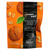 Sweetwell, Keto Cookies, with Collagen, Peanut Butter, 3.2 oz (90 g) - Supply Center USA