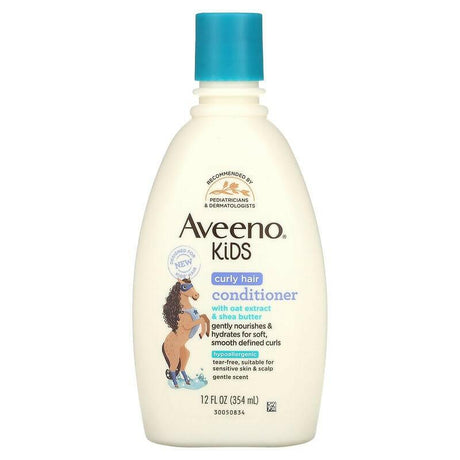 Aveeno, Kids, Curly Hair Conditioner with Oat Extract & Shea Butter , 12 fl oz (354 ml) - Supply Center USA