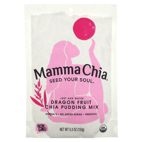 Mamma Chia, Chia Pudding Mix, Dragon Fruit, 5.3 oz (150 g) - Supply Center USA