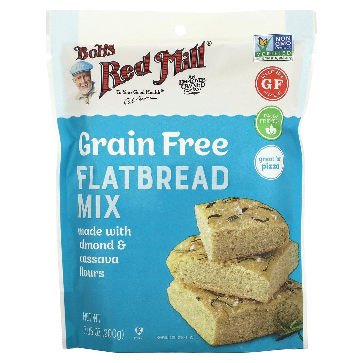 Bob's Red Mill, Grain Free Flatbread Mix, 7.05 oz (200 g) - Supply Center USA