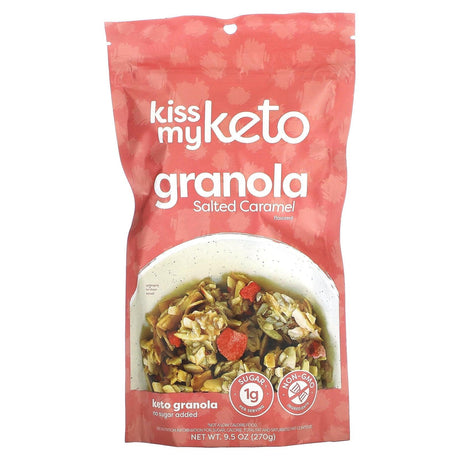 Kiss My Keto, Keto Granola, Peanut Butter & Chocolate Chips, 9.5 oz (270 g) - Supply Center USA