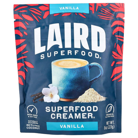 Laird Superfood, Superfood Creamer®, Vanilla, 8 oz (227 g) - Supply Center USA