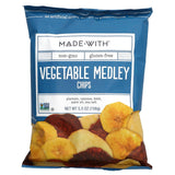 Made With, Vegetable Medley Chips, 5.5 oz (156 g) - Supply Center USA