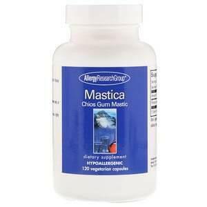 Allergy Research Group, Mastica, Chios Gum Mastic, 120 Vegetarian Capsules - Supply Center USA