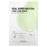 SOME BY MI, Real Super Matcha, Pore Care Beauty Mask, 1 Sheet, 0.7 oz (20 g) - Supply Center USA