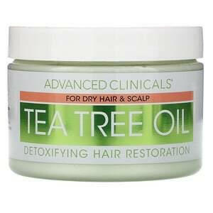 Advanced Clinicals, Tea Tree Oil, Detoxifying Hair Mask, 12 oz (340 g) - HealthCentralUSA