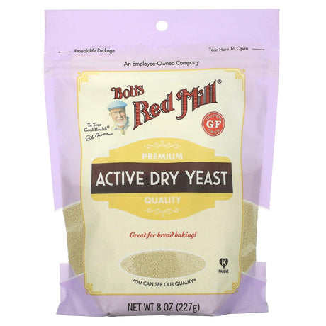 Bob's Red Mill, Active Dry Yeast, Gluten Free, 8 oz (227 g) - Supply Center USA