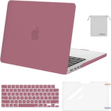 MOSISO Compatible with Macbook Pro 14 Inch Case 2024 2023 2022 2021 M4 M3 M2 M1 Pro Max A3112 A3185 A3401 A2918 A2992 A2779 A2442, Plastic Hard Shell&Keyboard Cover&Screen Film&Pouch, Black