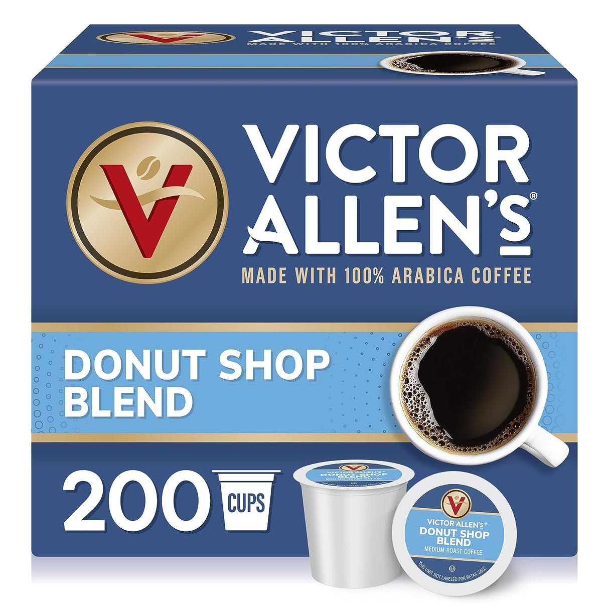 Victor Allen'S Coffee Variety Pack (Morning Blend, 100% Colombian, Donut Shop Blend, and French Roast), 42 Count, Single Serve Coffee Pods for Keurig K-Cup Brewers