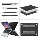 MOSISO Compatible with Macbook Pro 14 Inch Case 2024 2023 2022 2021 M4 M3 M2 M1 Pro Max A3112 A3185 A3401 A2918 A2992 A2779 A2442, Plastic Hard Shell&Keyboard Cover&Screen Film&Pouch, Black