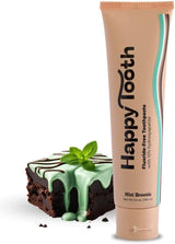 Happy Tooth Natural Hydroxyapatite Toothpaste - Fluoride Free, SLS Free - Whitening for Sensitive Teeth - Natural Ingredients - Dentist Formulated & Recommended - Adults & Kids - Vanilla Frosting