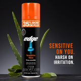 Edge Shaving Gel for Men, 9.5Oz, 2 Pack Mens Shave Gel with Aloe, Mens Shaving Cream Sensitive Skin Shave Gel - Moisturizes, Protects, and Soothes