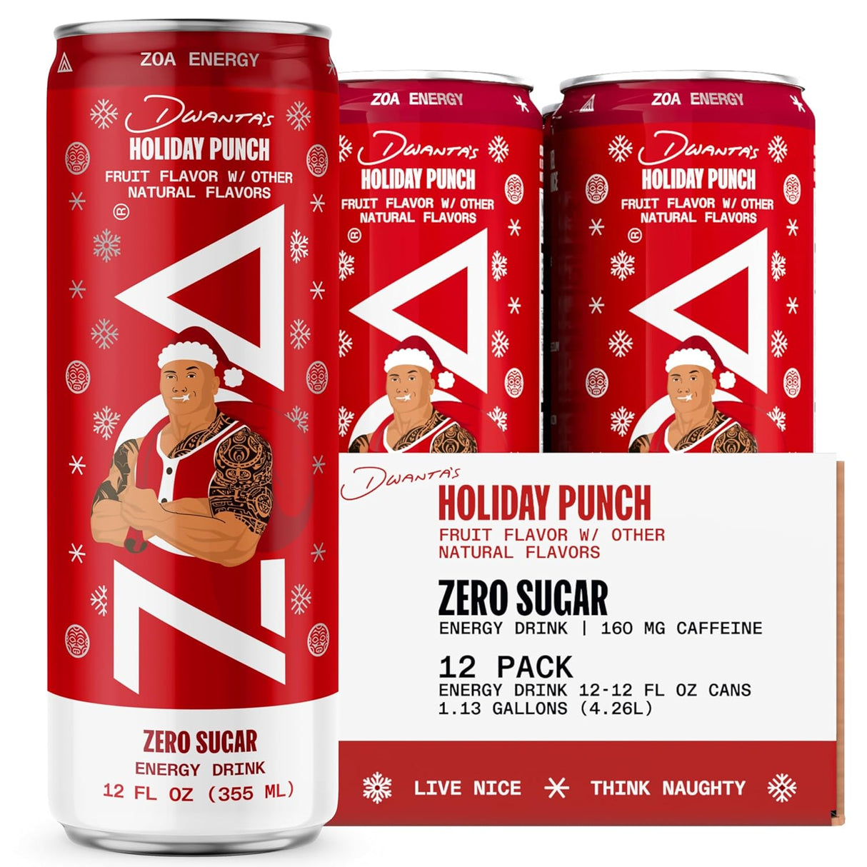 ZOA Zero Sugar Energy Drinks, Variety Pack - Sugar Free with Electrolytes, Healthy Vitamin C, Amino Acids, Essential B-Vitamins, and Caffeine from Green Tea - 12 Fl Oz (12-Pack)