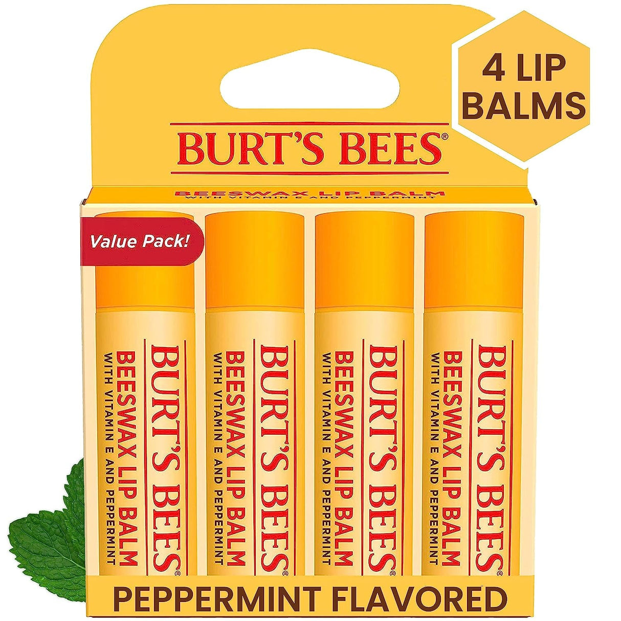 Burt'S Bees Lip Balm - Original Beeswax 12 Count Pack in Bulk, Lip Moisturizer with Responsibly Sourced Beeswax, Tint-Free, Natural Origin Conditioning Lip Treatment, 12 Tubes, 0.15 Oz
