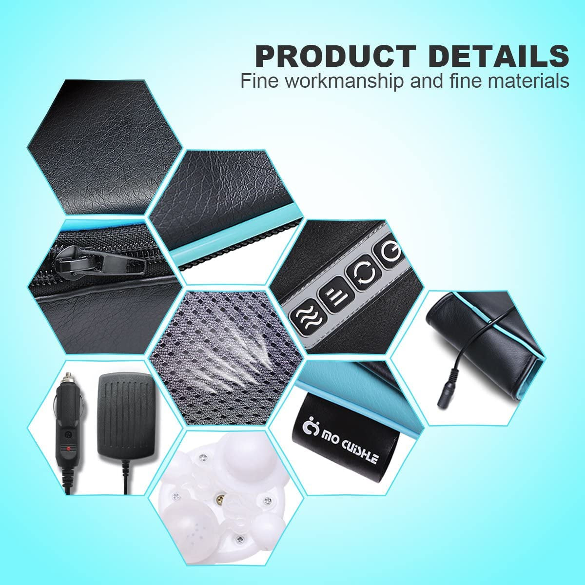 Mo Cuishle Shiatsu Neck and Shoulder Massager with Heat – Deep Kneading Massage for Relaxation – Ideal for Christmas, Mother'S Day, Father'S Day, and Valentine'S Day Gifts for Men, Women, Mom and Dad