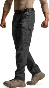 CQR Men'S Tactical Pants, Water Resistant Ripstop Cargo Pants, Lightweight EDC Work Hiking Pants, Outdoor Apparel