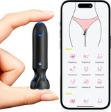 Mini Bullet Vibrator Adult Toys - Vibrators App Controlled Female Sex Toys with 9 Vibration Modes, Lipstick G Spot Dildo Clitoral Vibrator, Long Distance Discreet Vibrator for Women & Couples (Black)