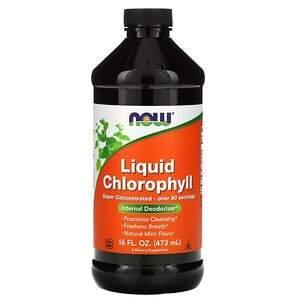 Now Foods, Liquid Chlorophyll, Mint Flavor, 16 fl oz (473 ml) - Supply Center USA