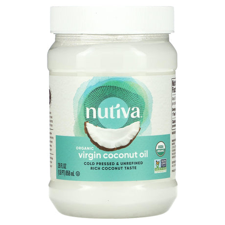 Nutiva, Organic Virgin Coconut Oil, 29 fl oz (858 ml) - Supply Center USA