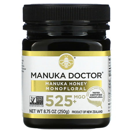 Manuka Doctor, Manuka Honey Monofloral, MGO 625+, 8.75 oz (250 g) - Supply Center USA