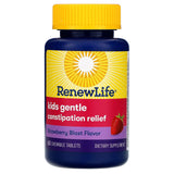 Renew Life, Kids Gentle Constipation Relief, Strawberry Blast Flavor, 60 Chewable Tablets - Supply Center USA