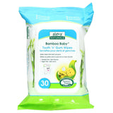 Aleva Naturals, Bamboo Baby, Tooth 'n' Gum Wipes, 30 Wipes - Supply Center USA