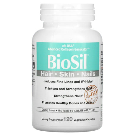 BioSil by Natural Factors, ch-OSA Advanced Collagen Generator, 120 Vegetarian Capsules - Supply Center USA