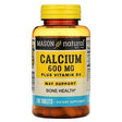 Mason Natural, Calcium Plus Vitamin D3, 600 mg, 100 Tablets - HealthCentralUSA