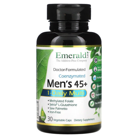 Emerald Laboratories, Coenzymated Men's 45+ 1-Daily Multi, 60 Vegetable Caps - Supply Center USA