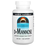 Source Naturals, D-Mannose, 500 mg, 120 Capsules - Supply Center USA