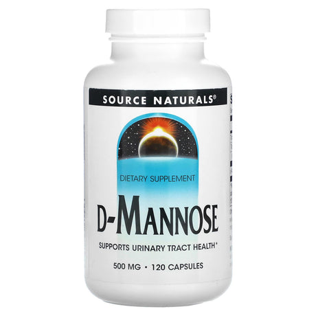 Source Naturals, D-Mannose, 500 mg, 120 Capsules - Supply Center USA