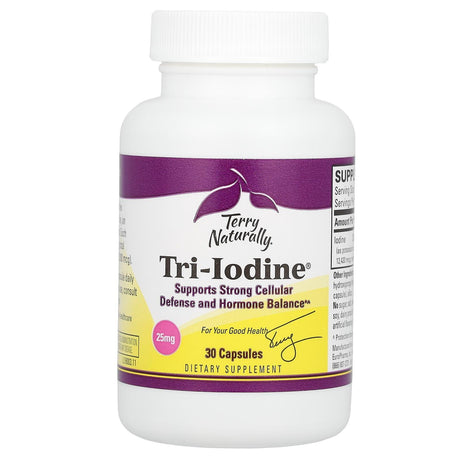 Terry Naturally, Tri-Iodine, 25 mg, 30 Capsules - Supply Center USA