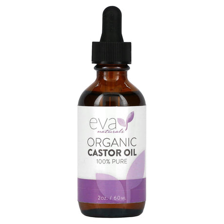 Eva Naturals, Organic Castor Oil, 2 oz (60 ml) - Supply Center USA