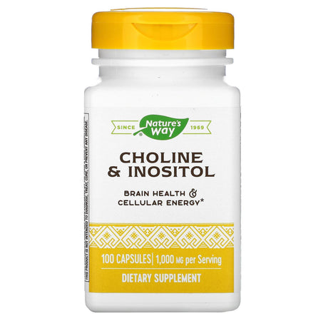 Nature's Way, Choline & Inositol, 500 mg, 100 Capsules - Supply Center USA