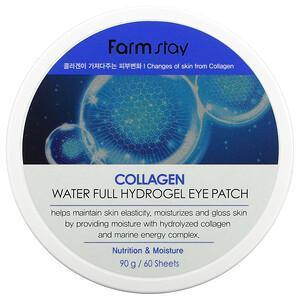 Farmstay, Collagen Water Full Hydrogel Eye Patch, 60 Sheets - Supply Center USA