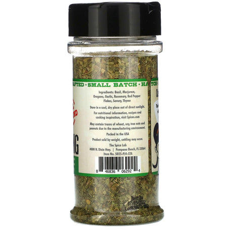 The Spice Lab, Italian Seasoning, Salt Free, 1.5 oz (42 g) - Supply Center USA