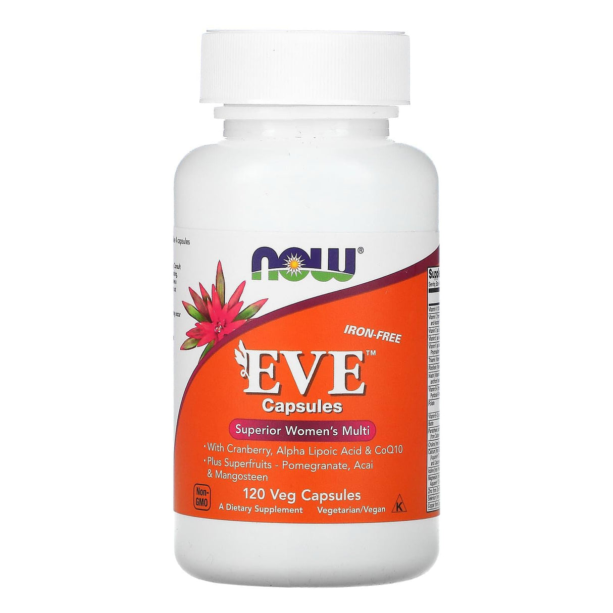 NOW Foods, Eve Capsules, Superior Women's Multi, Iron-Free, 120 Veg Capsules - Supply Center USA