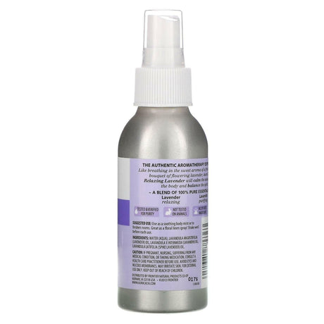 Aura Cacia, Aromatherapy Room & Body Mist, Relaxing Lavender, 4 fl oz (118 ml) - Supply Center USA