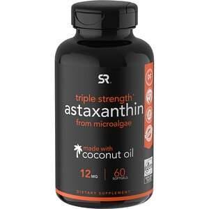 Sports Research, Astaxanthin, Triple Strength, 12 mg, 60 Softgels - Supply Center USA