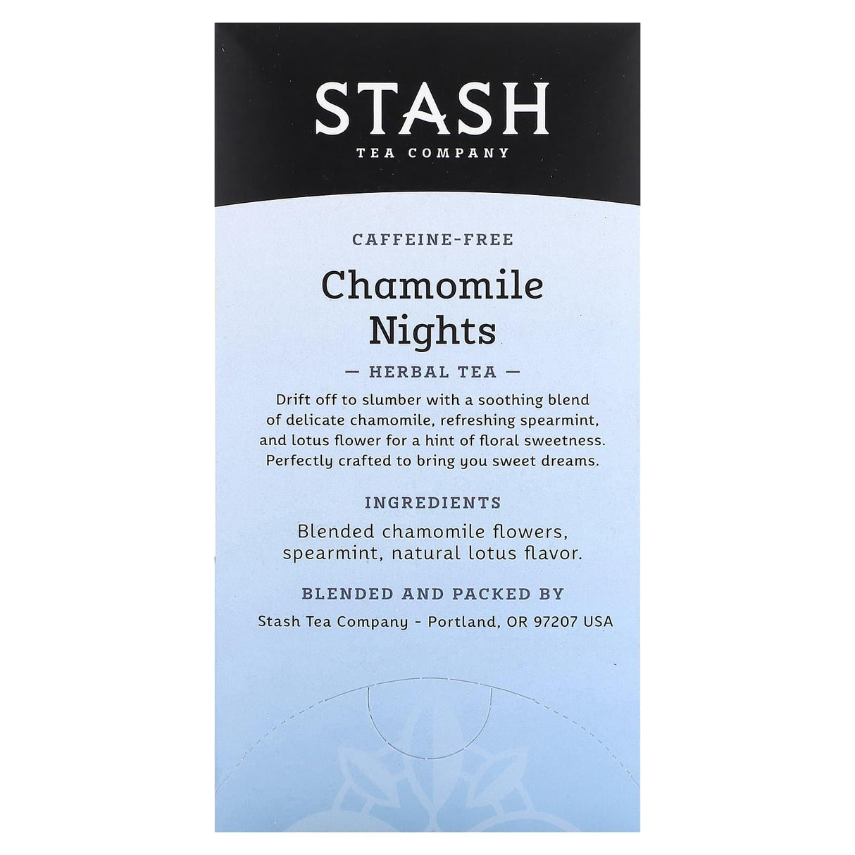 Stash Tea, Herbal Tea, Soothing Chamomile, Caffeine-Free, 20 Tea Bags, 0.6 oz (18 g) - Supply Center USA