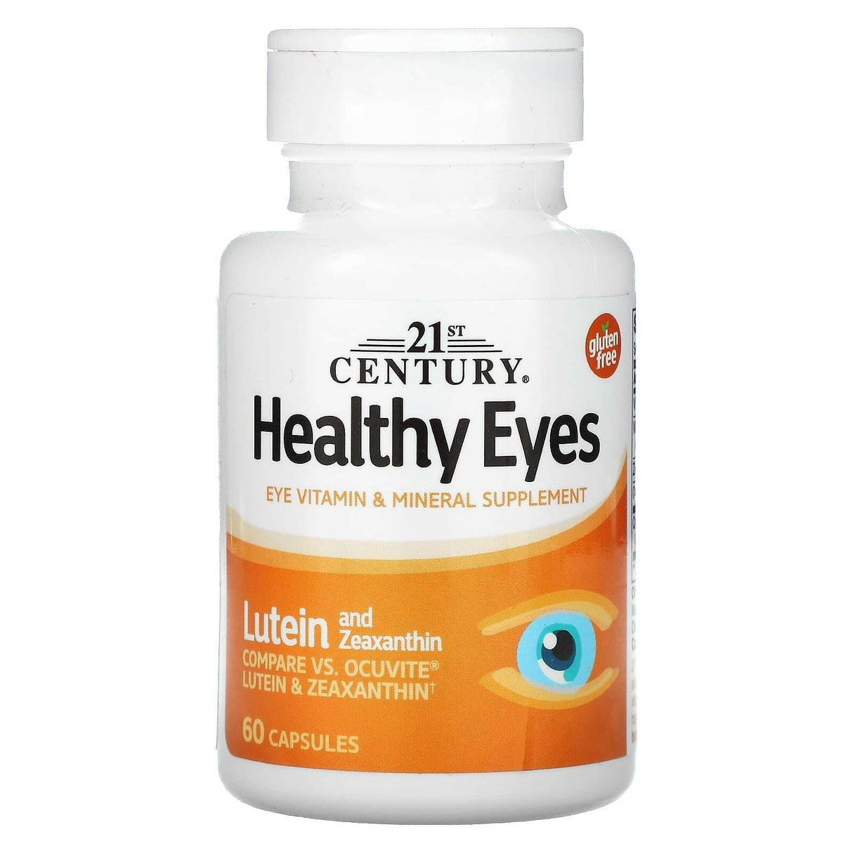 21st Century, Healthy Eyes, Lutein & Zeaxanthin, 60 Capsules - Supply Center USA