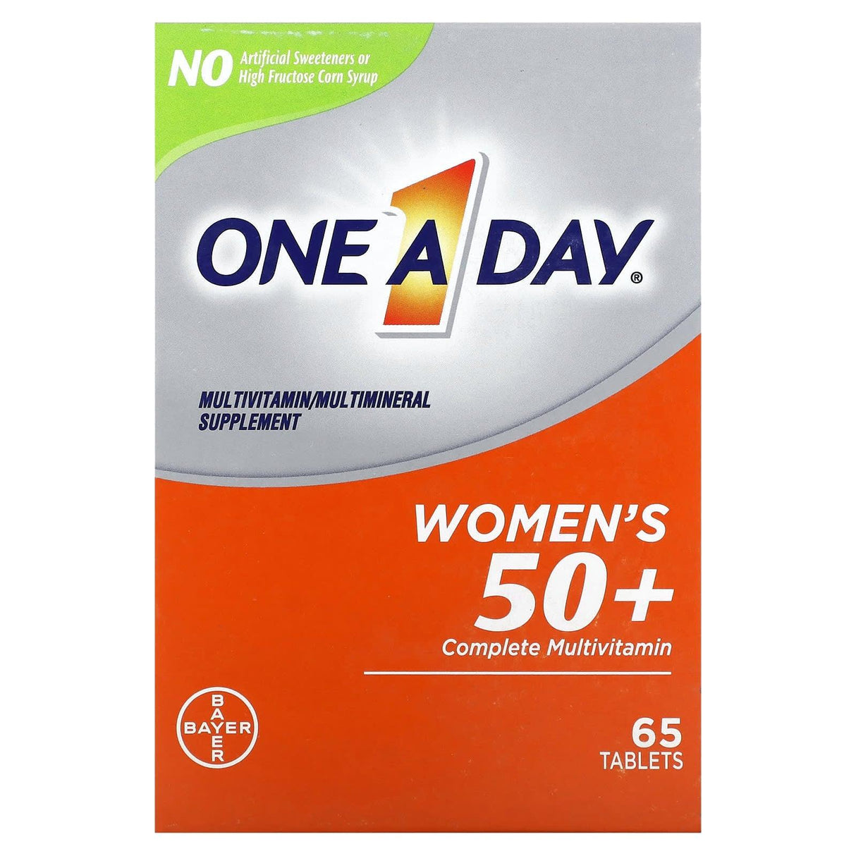 One-A-Day, Women’s 50+ Complete Multivitamin, 65 Tablets - Supply Center USA